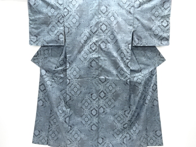 花蜀江紋織り出し本場泥大島紬着物(5マルキ)